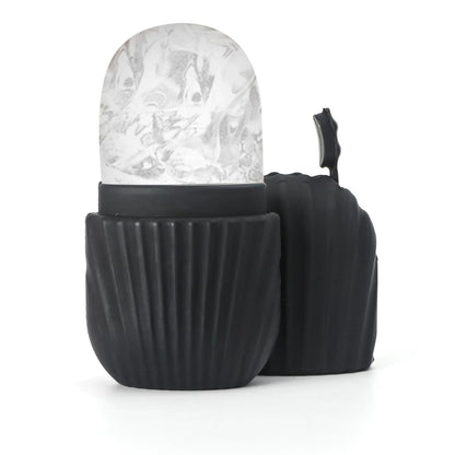 Ice Face Roller + Stainless Steel Gua Sha Board Set